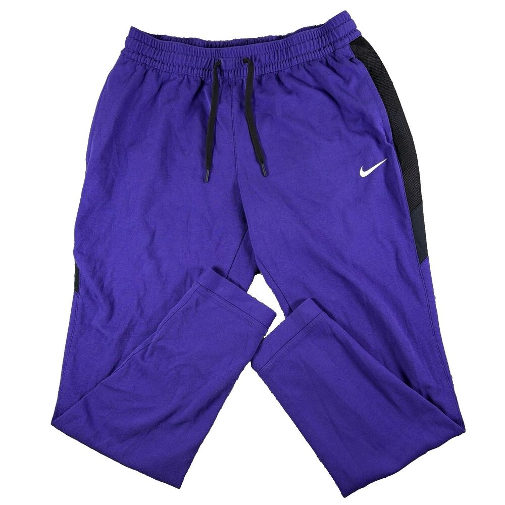 Nike Dri-Fit Showtime Pants Womens XL Purple Activewear Training Gym Winter Run